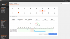 Modul Work Time Report im TickX - TickX für Microsoft SharePoint